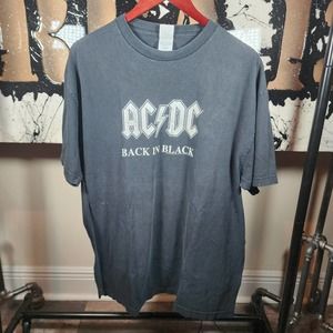Vintage Worn Men's 2005 AC/DC Logo Band T-shirt sz XL